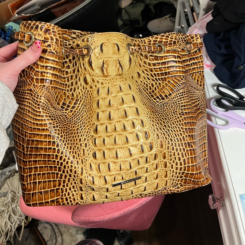 Medium Brahmin Bucket Bag